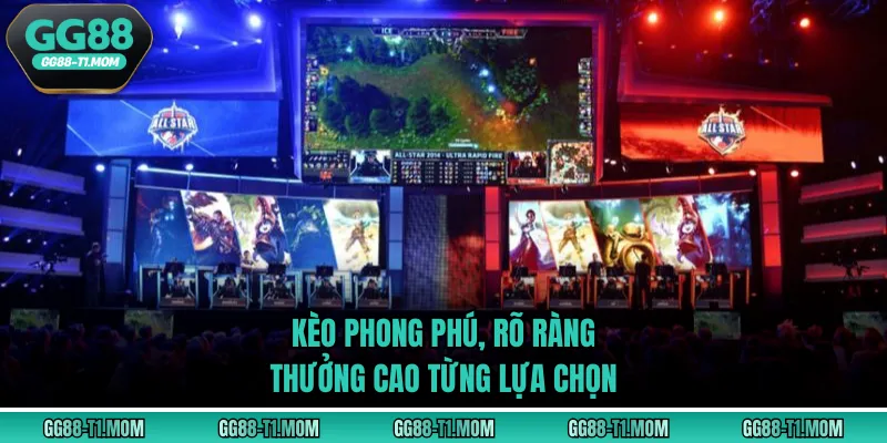 Kèo phong phú, rõ ràng, thưởng cao từng lựa chọn