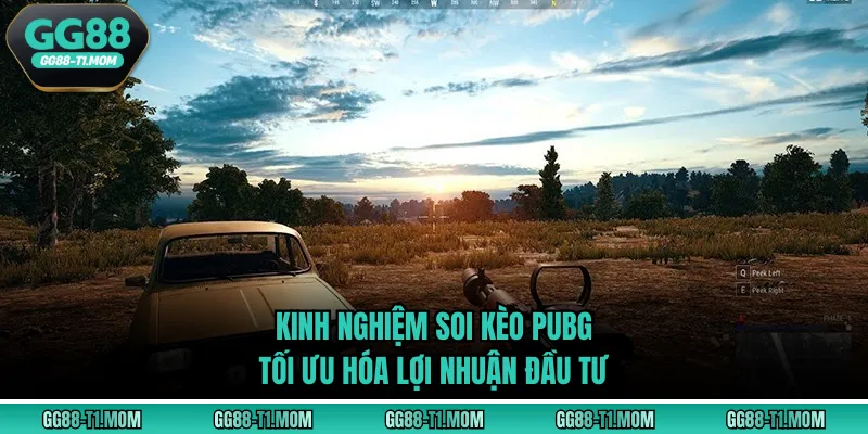 Kinh nghiệm soi kèo PUBG tối ưu hóa lợi nhuận đầu tư